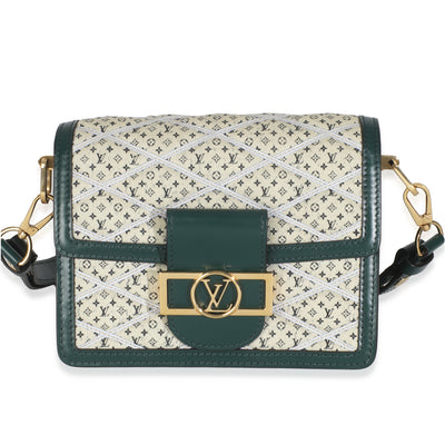 Denim Printed Monogram Mini Dauphine