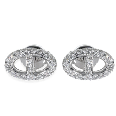 White Gold Diamond Farandole Earrings