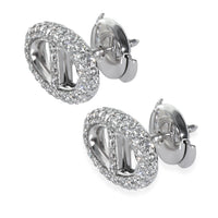 White Gold Diamond Farandole Earrings