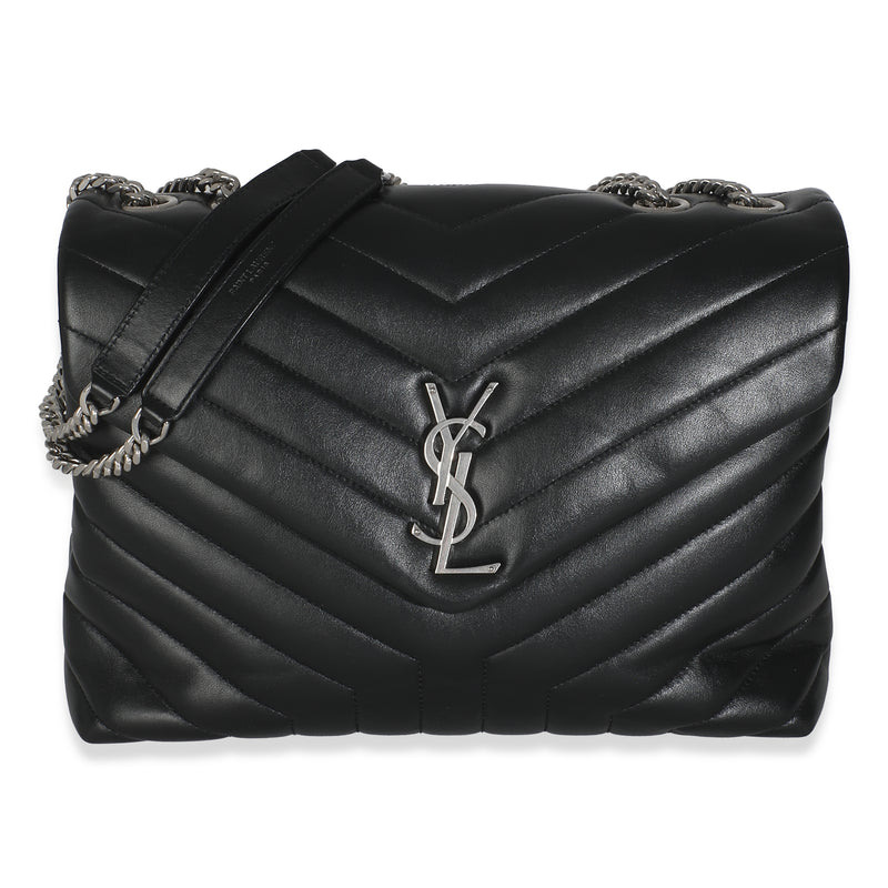 Black Matelasse Calfskin Medium Loulou