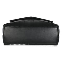 Black Matelasse Calfskin Medium Loulou