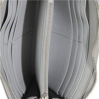 Dior Grey Oblique Galaxy Leather Long Zipped Wallet