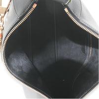 Black Calfskin Medium GG Emblem Shoulder Bag