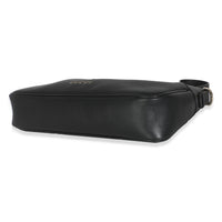 Black Calfskin Medium GG Emblem Shoulder Bag