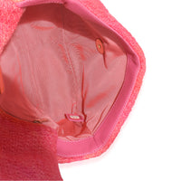 Coral Pink Tweed Quilted Medium Chanel 19 Flap Bag
