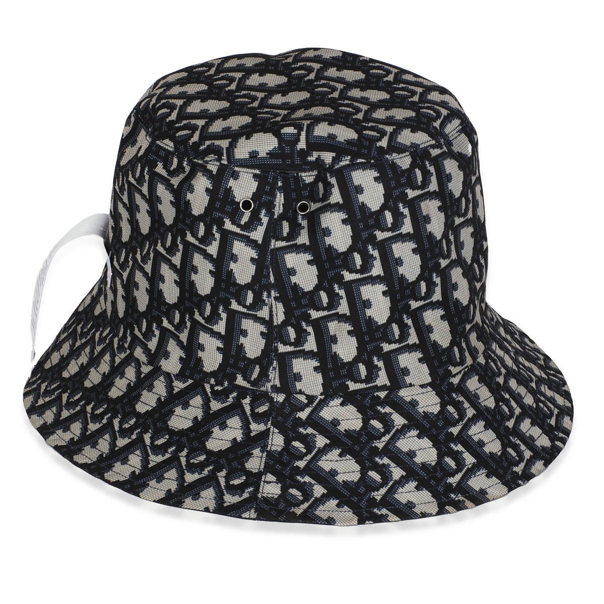 Navy Nylon Reversible Teddy Bucket Hat 57