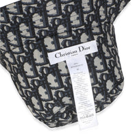 Navy Nylon Reversible Teddy Bucket Hat 57