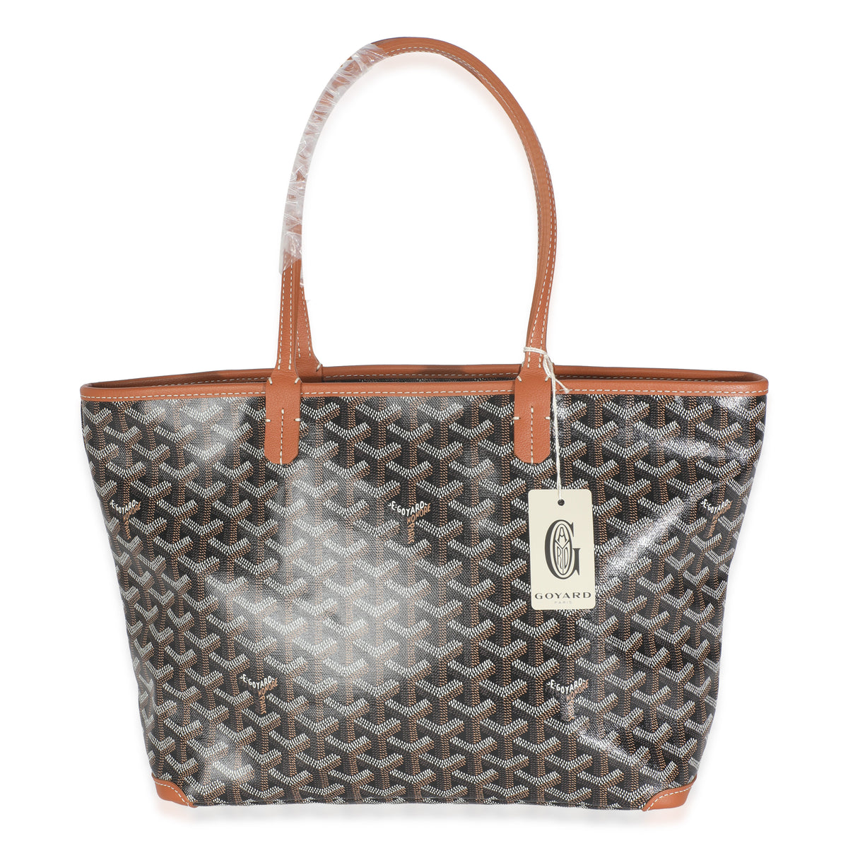 Gold Black Goyardine Canvas Artois PM