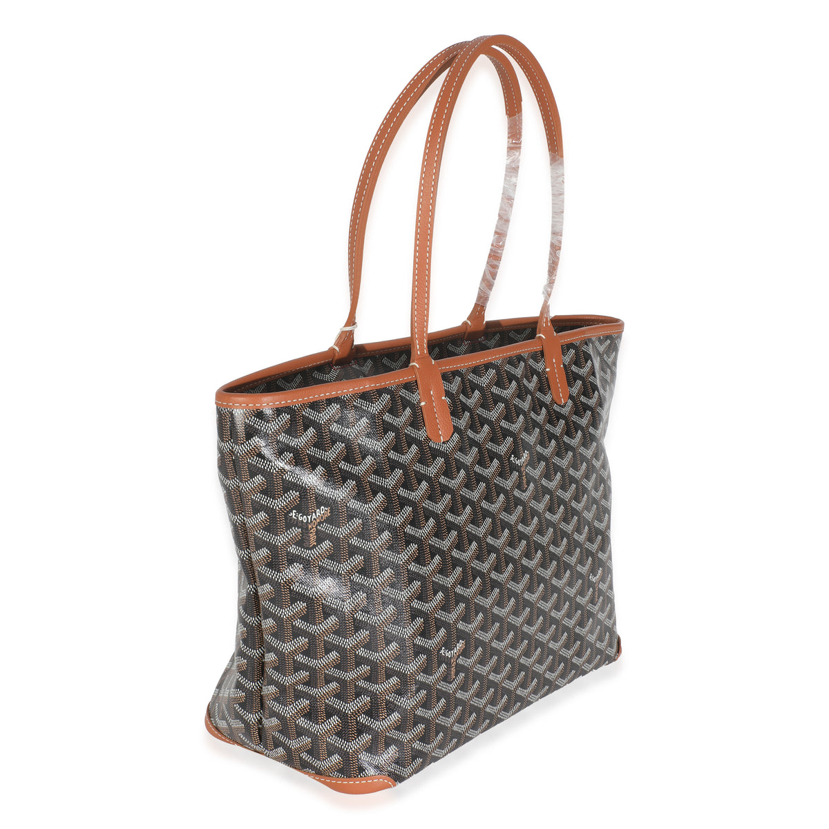 Gold Black Goyardine Canvas Artois PM