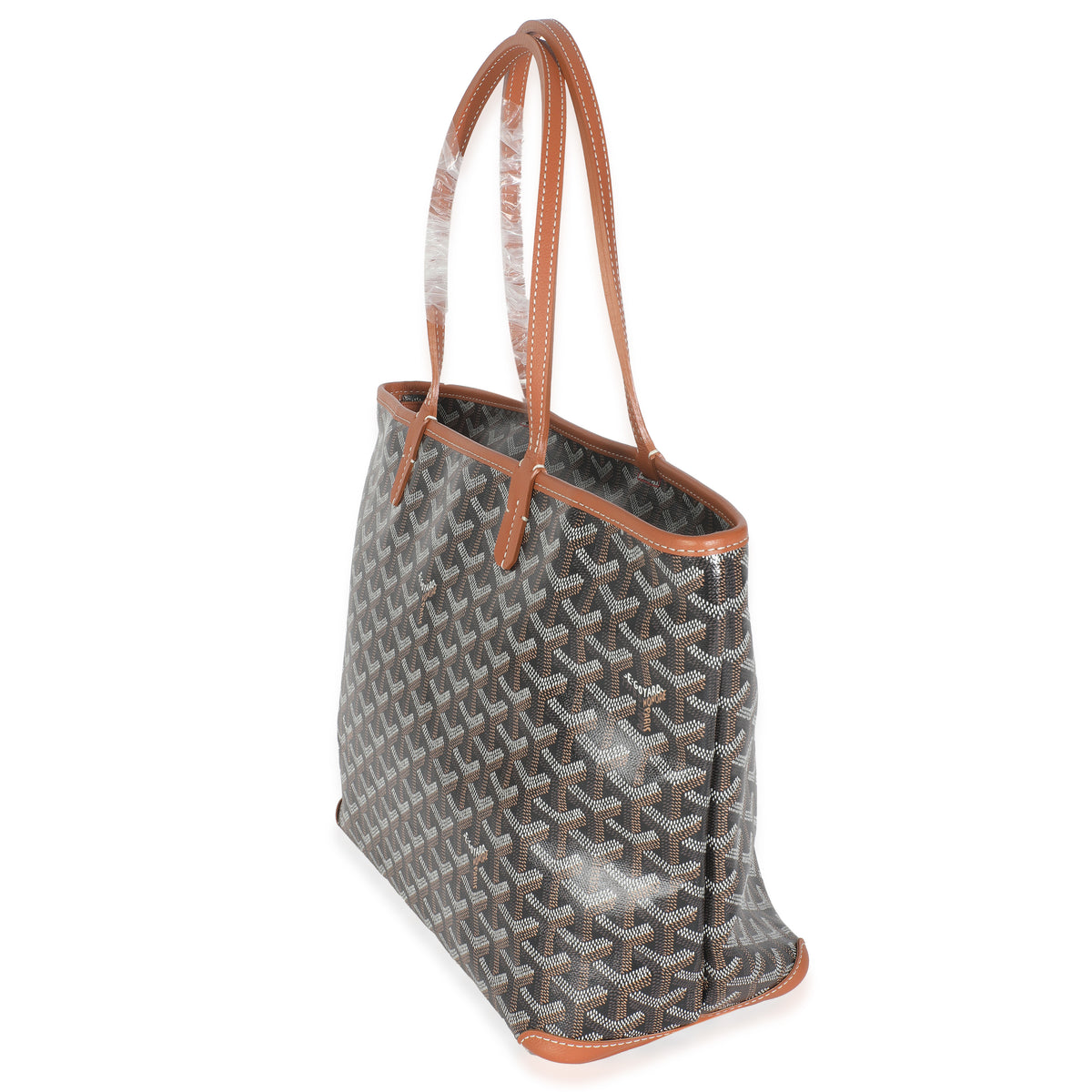 Gold Black Goyardine Canvas Artois PM