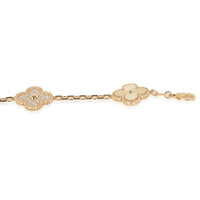 Yellow Gold Diamond Vintage Alhambra Bracelet