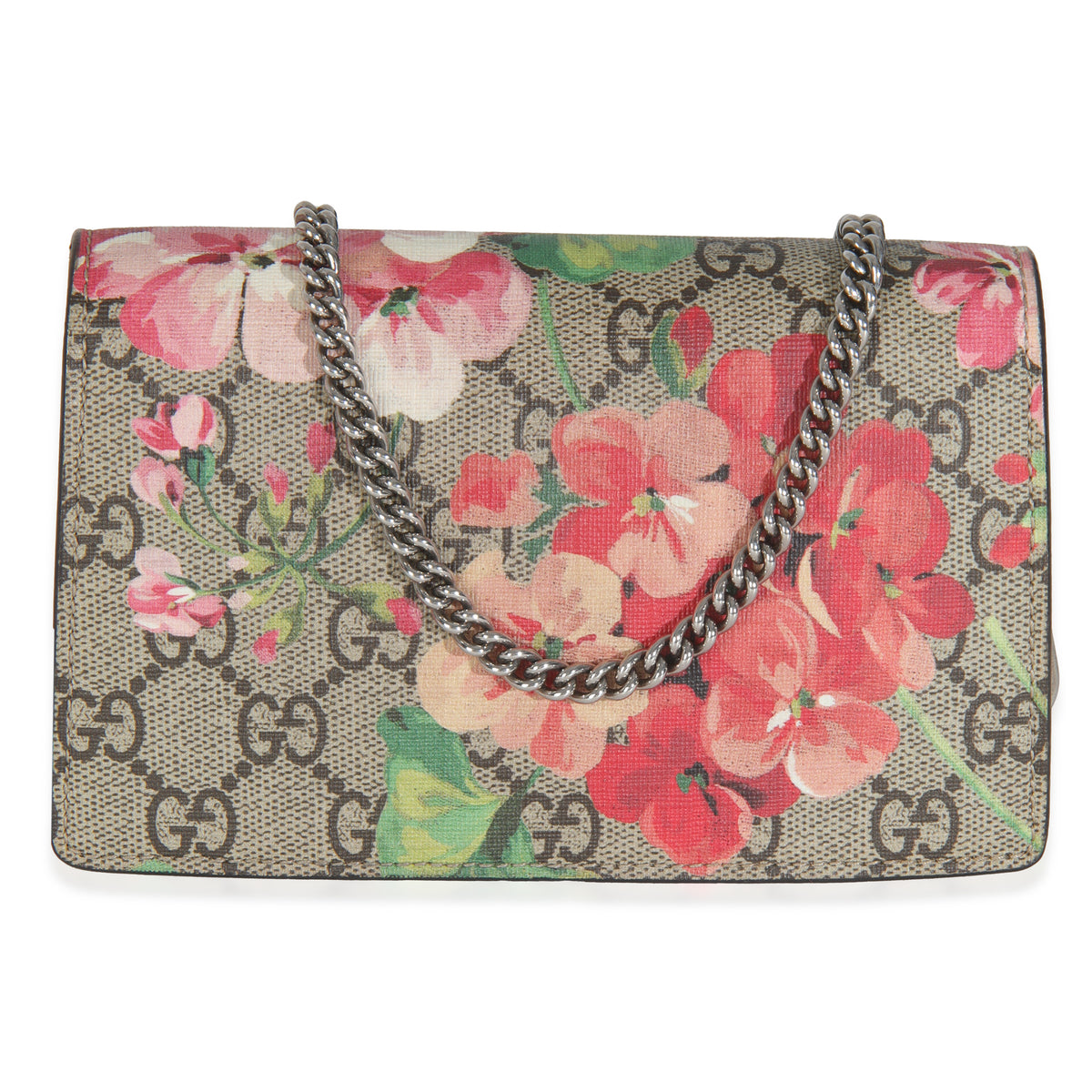 Beige GG Supreme Canvas Blooms Super Mini Dionysus