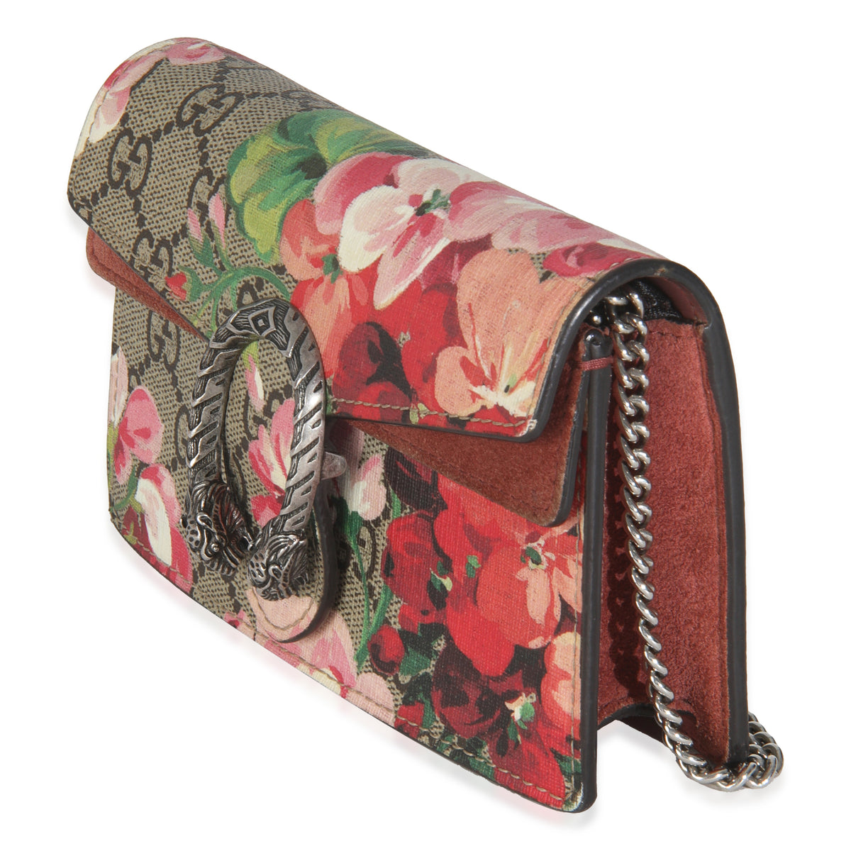 Beige GG Supreme Canvas Blooms Super Mini Dionysus