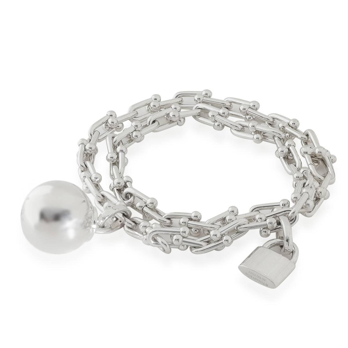 Sterling Silver  Small HardWear Wrap Bracelet