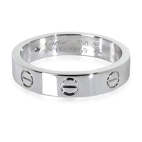 White Gold Diamond Small Model Love Ring