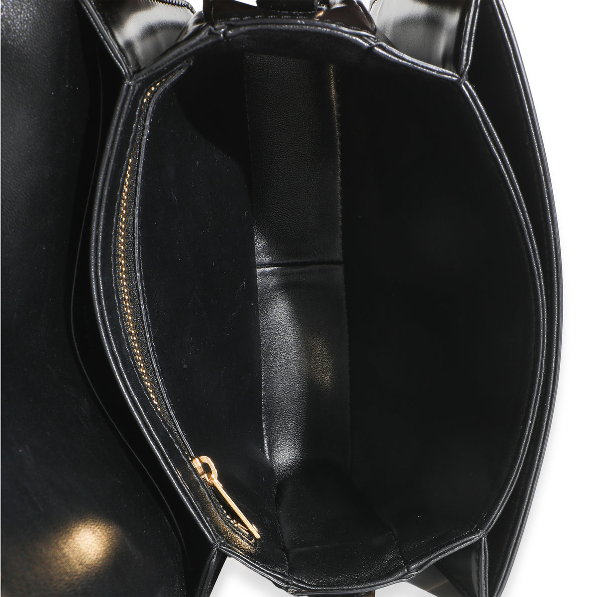Black Shiny Calfskin Teen Triomphe