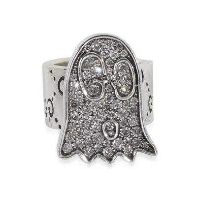 Sterling Silver Diamond Ghost Ring