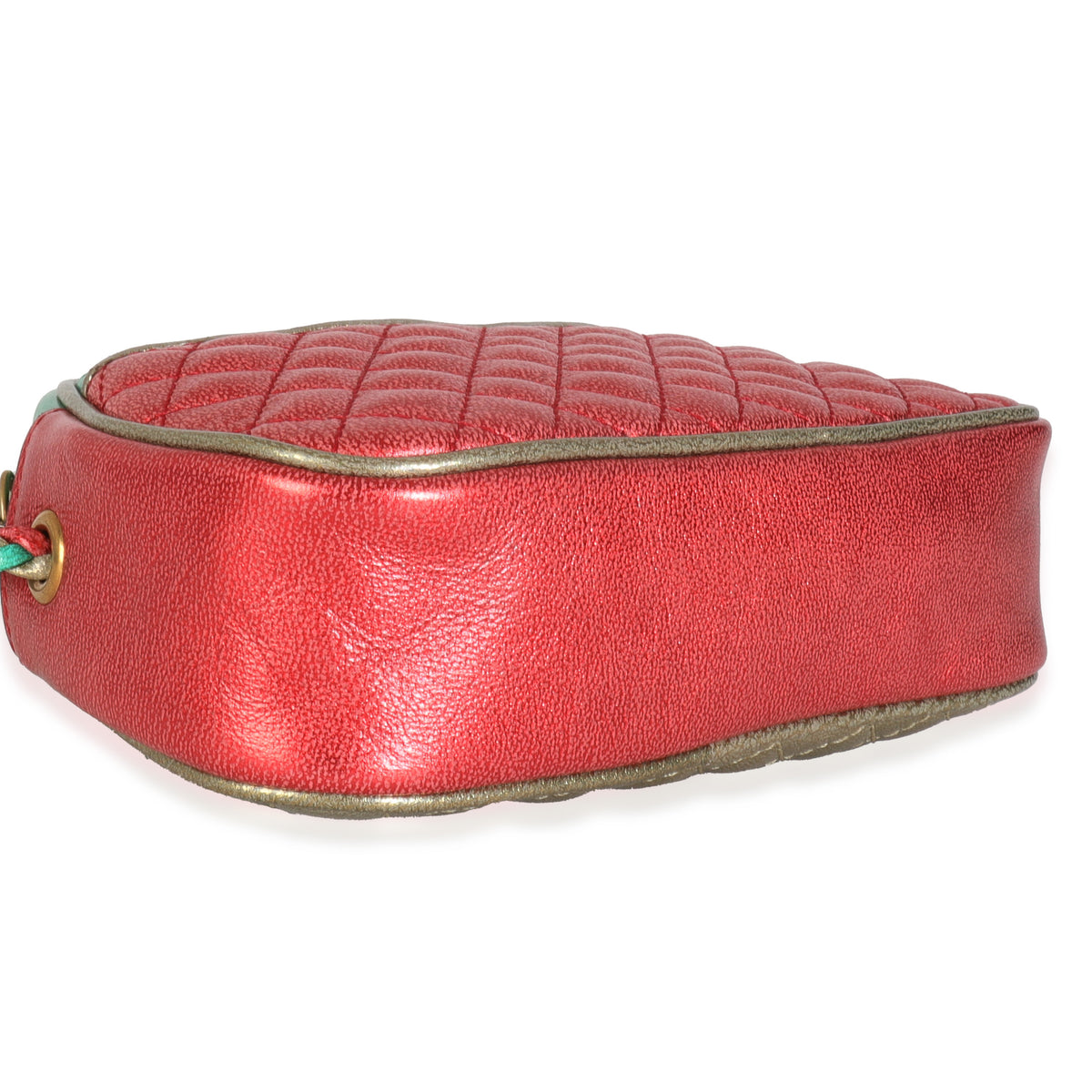 Multicolor Laminated Nappa Trapuntata Mini Zumi Dome Bag