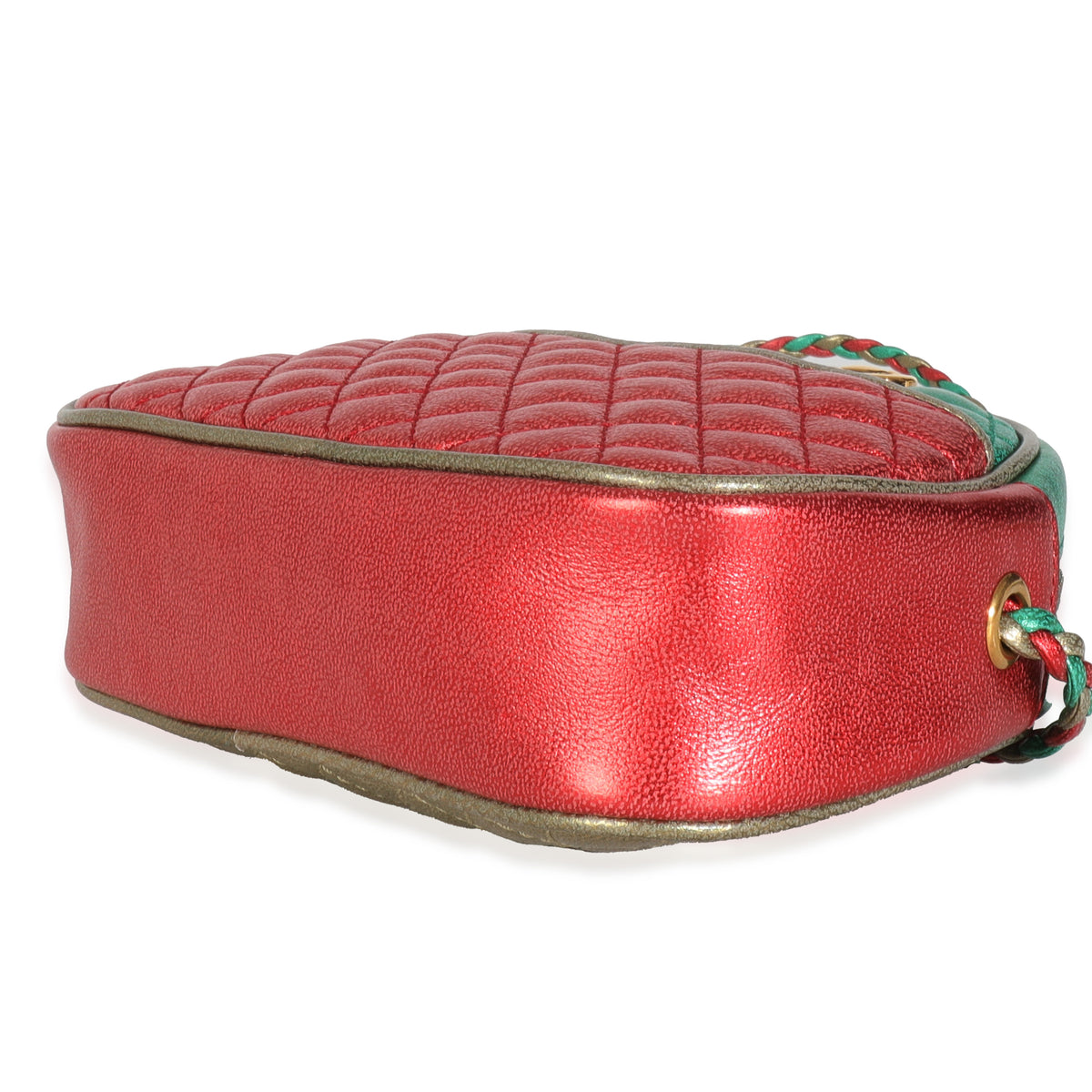 Multicolor Laminated Nappa Trapuntata Mini Zumi Dome Bag