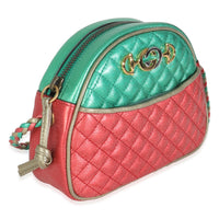 Multicolor Laminated Nappa Trapuntata Mini Zumi Dome Bag