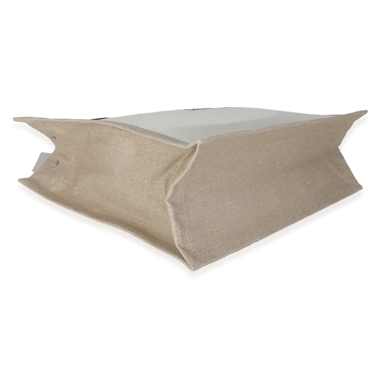 Beige Linen Rive Gauche Tote