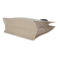 Beige Linen Rive Gauche Tote