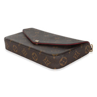 Fuchsia Monogram Canvas Felicie Pochette