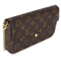 Fuchsia Monogram Canvas Felicie Pochette
