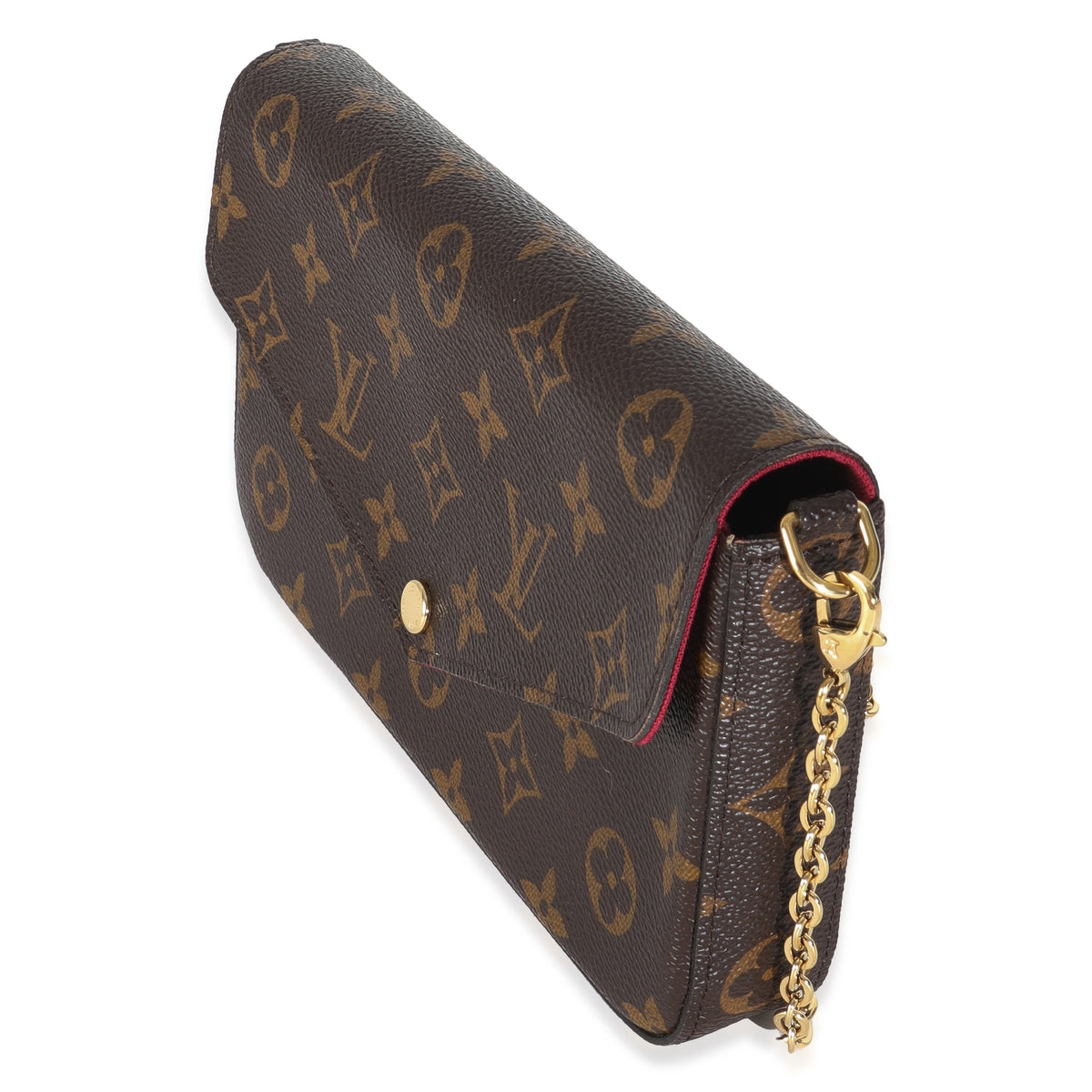 Fuchsia Monogram Canvas Felicie Pochette