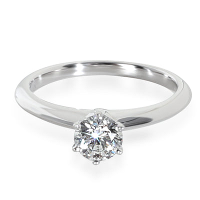 0.56 ct Round Brilliant Diamond Engagement Ring