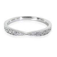 Tiffany & Co. Platinum Diamond Harmony Band fv
