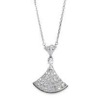 BVLGARI White Gold Diamond Diva's Dream Pendant fv