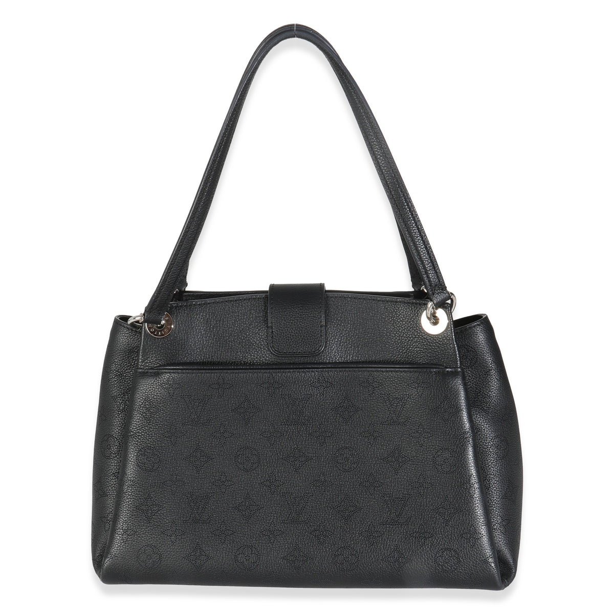 Louis Vuitton Black Monogram Mahina Sevres Bag Handbag bv