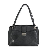 Louis Vuitton Black Monogram Mahina Sevres Bag Handbag fv