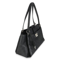Louis Vuitton Black Monogram Mahina Sevres Bag Handbag pv
