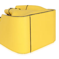 Yellow Grained Calfskin Mini Hammock