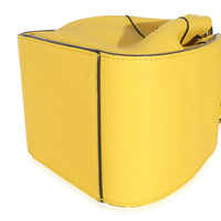 Yellow Grained Calfskin Mini Hammock