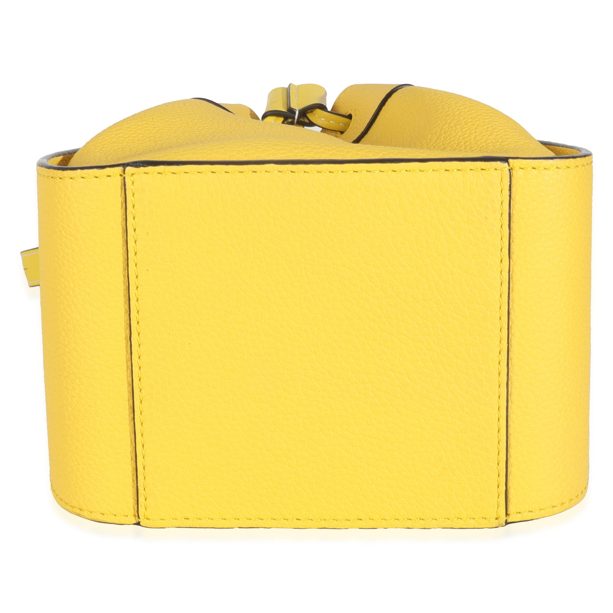 Yellow Grained Calfskin Mini Hammock