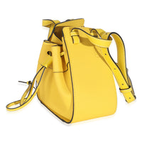 Yellow Grained Calfskin Mini Hammock