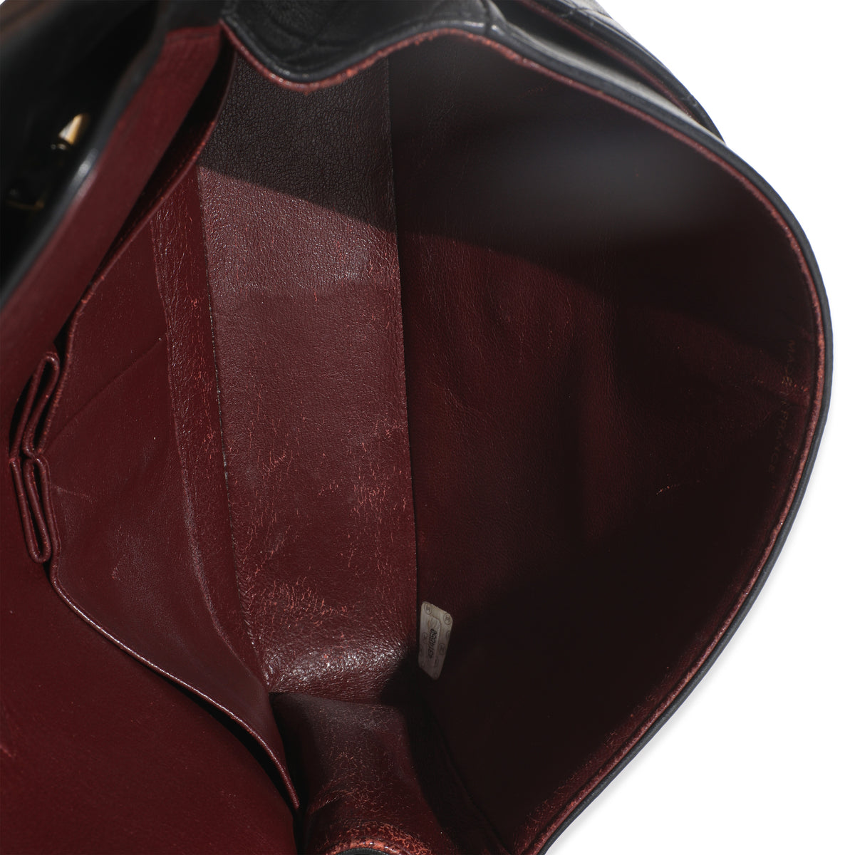 Vintage 24K Black Quilted Lambskin Medium Classic Double Flap Bag