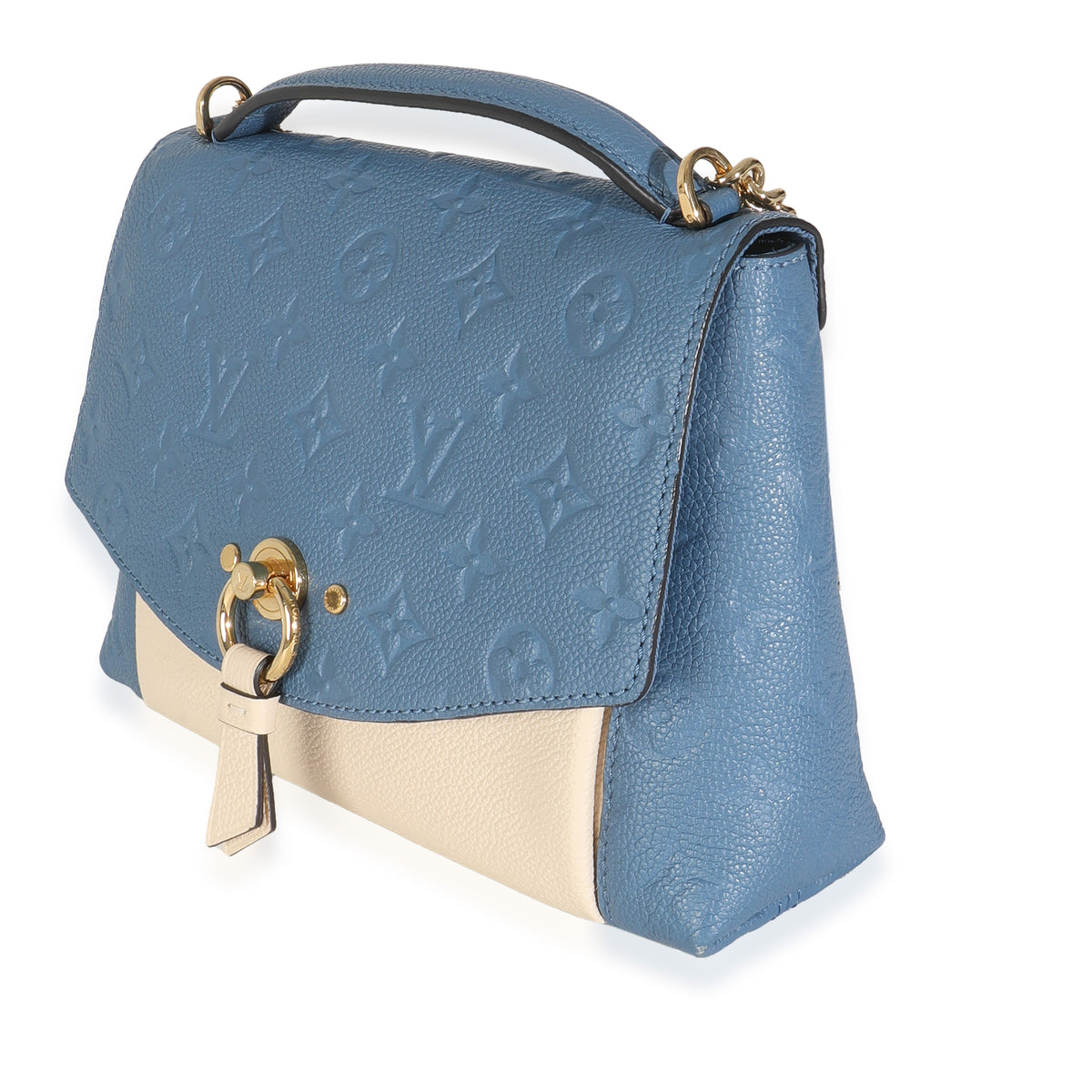 Denim Creme Monogram Empreinte Blanche BB