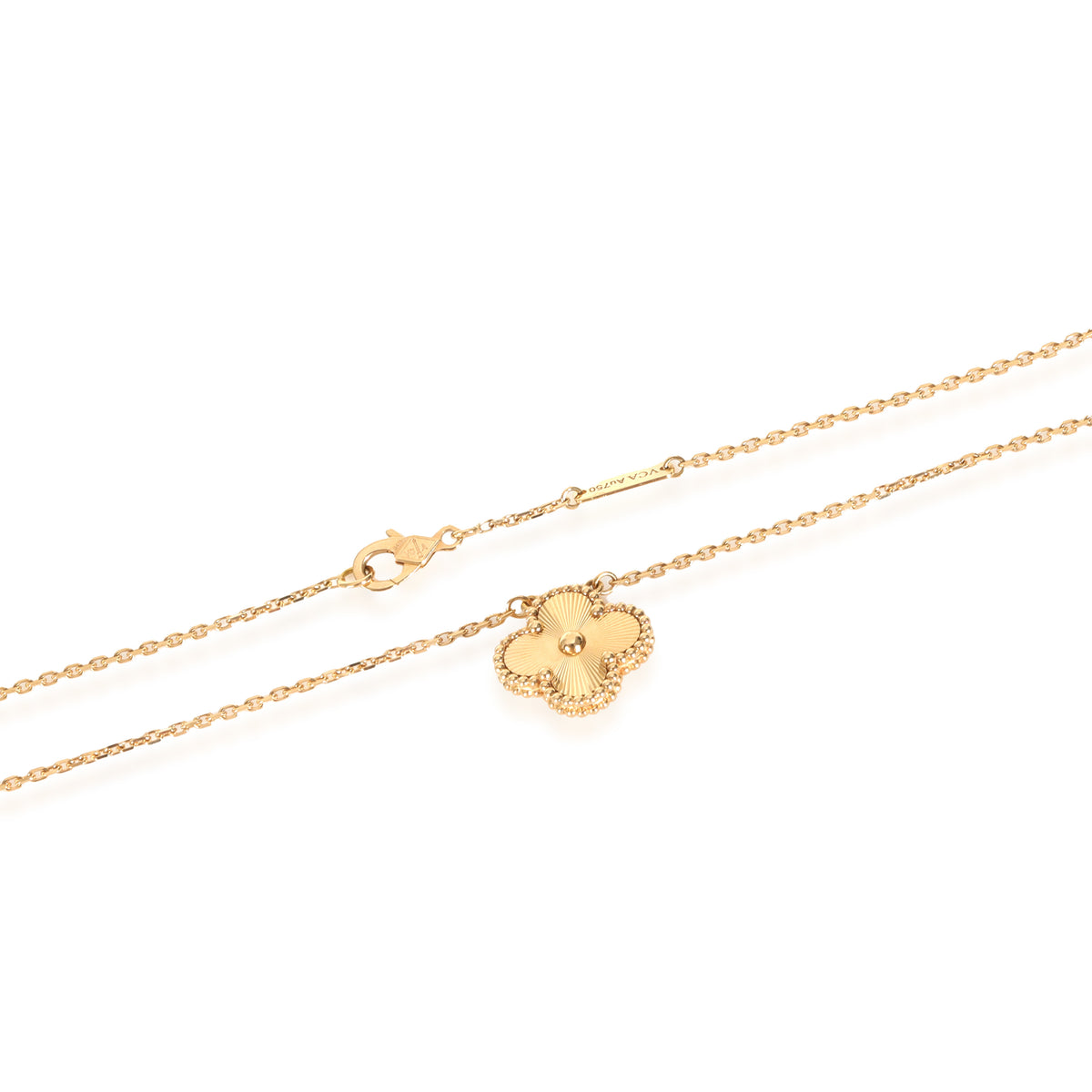 Yellow Gold  Vintage Alhambra Pendant