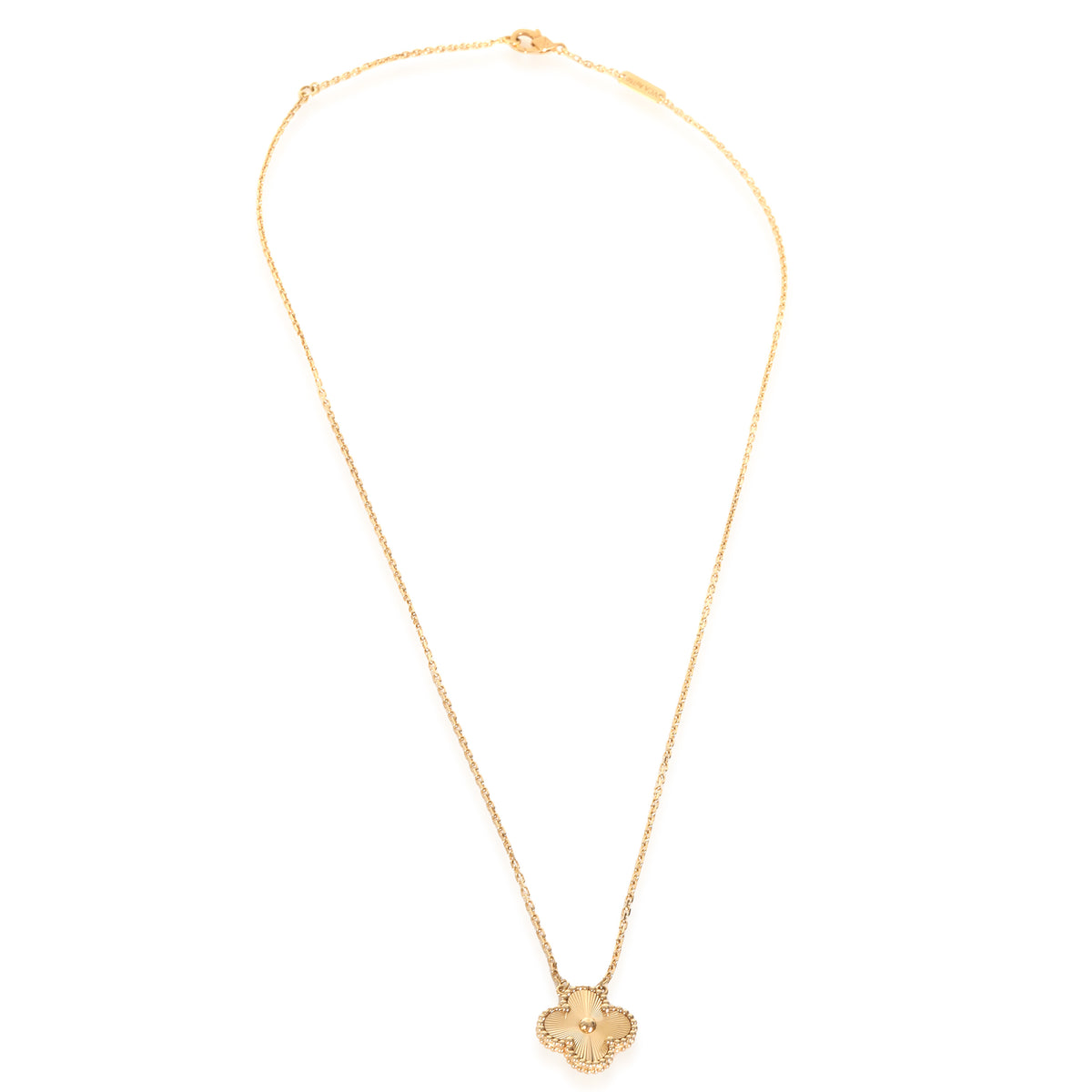 Yellow Gold  Vintage Alhambra Pendant
