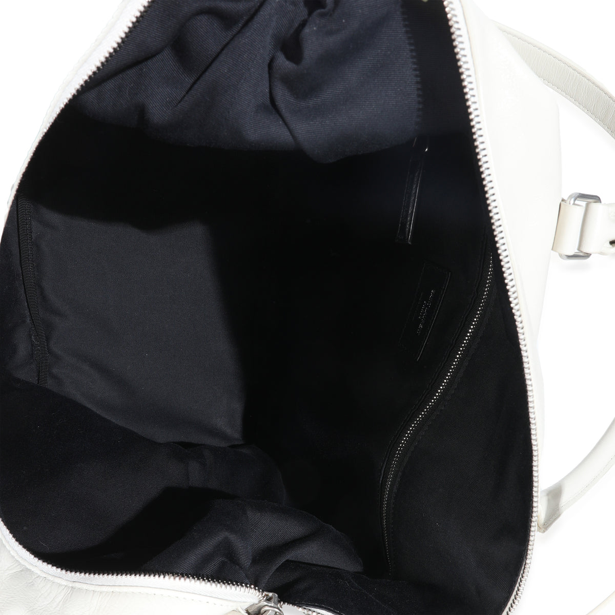 White Calfskin Camden Tote