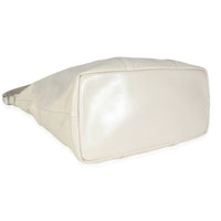 White Calfskin Camden Tote