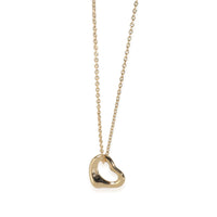 Yellow Gold  Elsa Peretti 11mm Open Heart Pendant