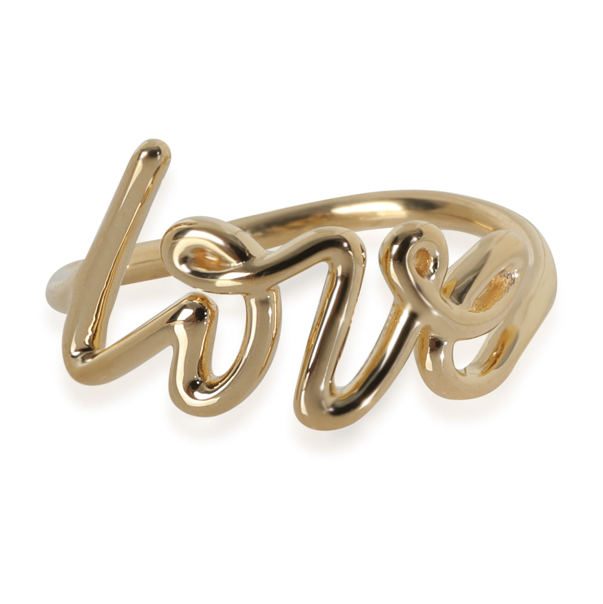 Yellow Gold  Paloma Picasso Grafitti Love Ring