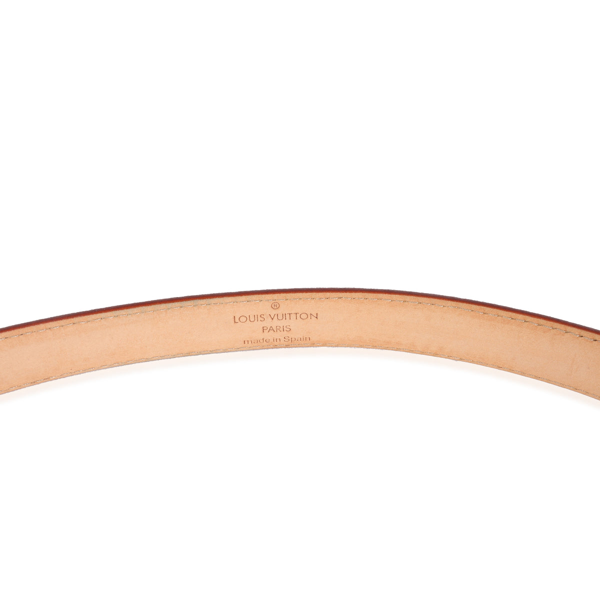 White Monogram Multicolor Canvas Buckle Belt 90/36