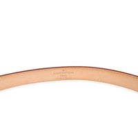 White Monogram Multicolor Canvas Buckle Belt 90/36