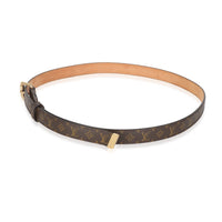 Monogram Canvas Gold Buckle Belt 90/36